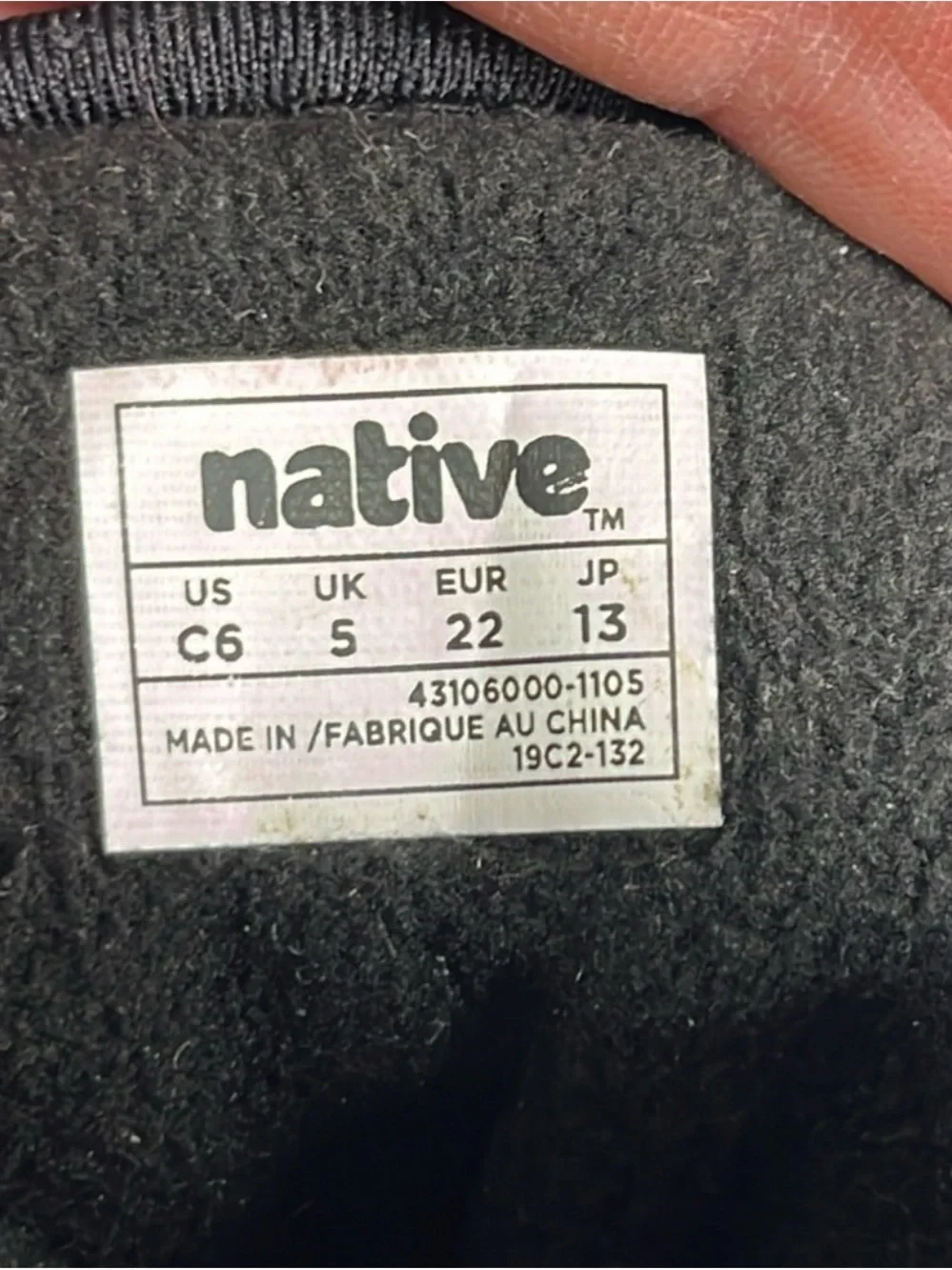 Native Black Kids Lace-Up Puffer Boot